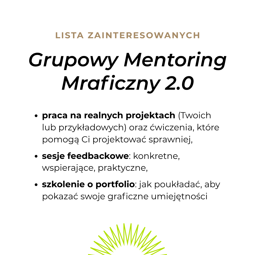 Grupowy Mentoring Graficzny 2.0