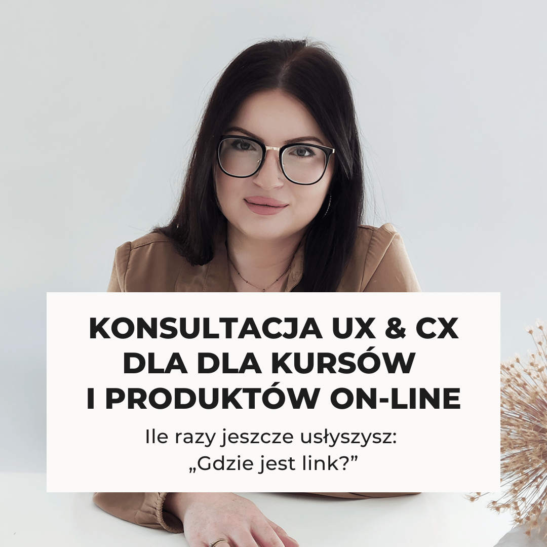 Konsultacja UX & CX dla kursów i produktów on-line